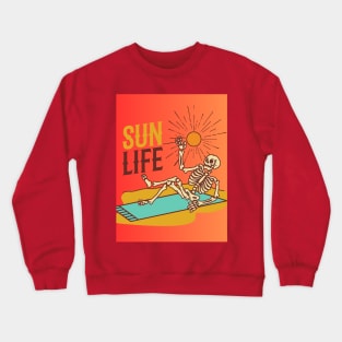 sun life summer time Crewneck Sweatshirt